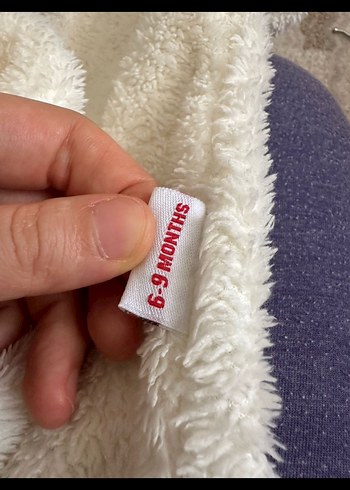 Bebek Beyaz Peluş Tulum - Görsel 3