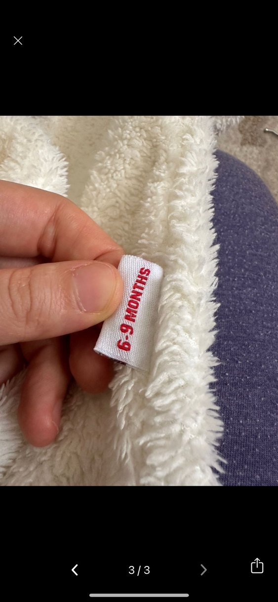 Bebek Beyaz Peluş Tulum - Görsel 3