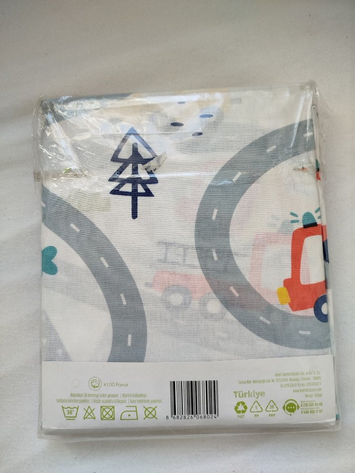 %100 pamuk Erkek Bebek Nevresim Seti - Görsel 2