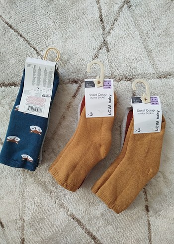 Üçlü havlu çocuk çorabı set - Görsel 3