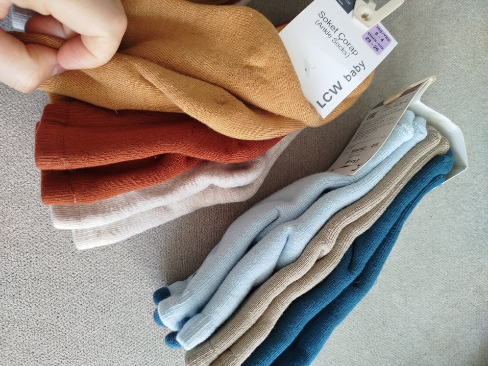 Üçlü havlu çocuk çorabı set - Görsel 4