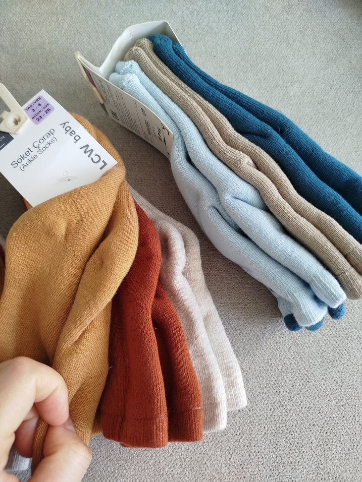 Üçlü havlu çocuk çorabı set - Görsel 5