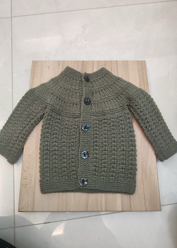 Kız Çocuk Renkli Örgü Uzun Kollu Hırka - Görsel 7