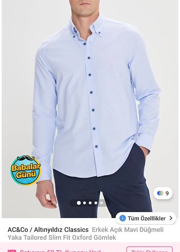 AC&Co Açık Mavi Oxford Gömlek