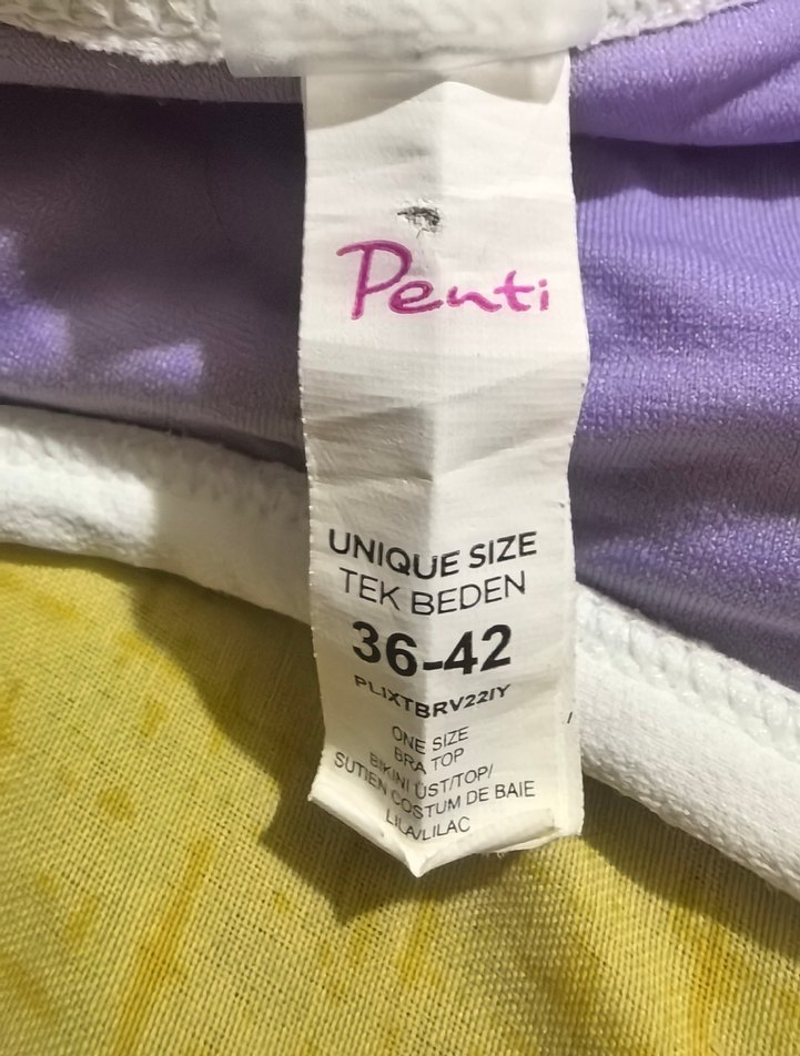 Mor Bisiklet Yaka Kolsuz Mayo - Görsel 3