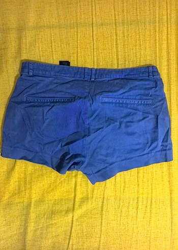 HM Kadın Mavi Denim Mini Şort - Görsel 3