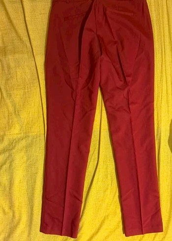 Koton Bordo Kadın Kumaş Pantolon - Görsel 2