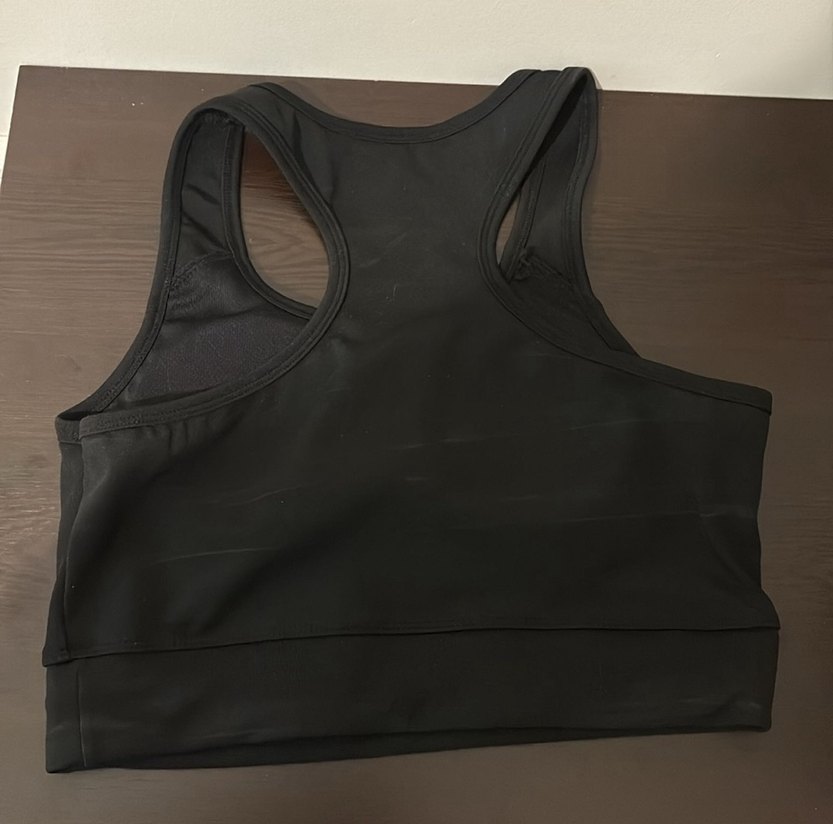 Nike Siyah Baskılı Spor Sütyeni - Görsel 2