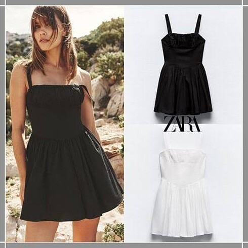 Zara Volanlı elbise
