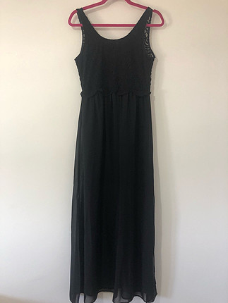 H&M Siyah dantelli hm elbise