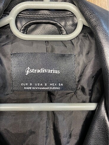 s Beden Stradivarius Deri Ceket