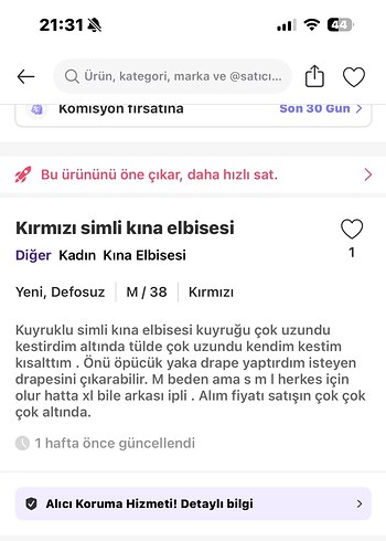 Parlak Kırmızı Straplez Uzun Abiye - Görsel 6