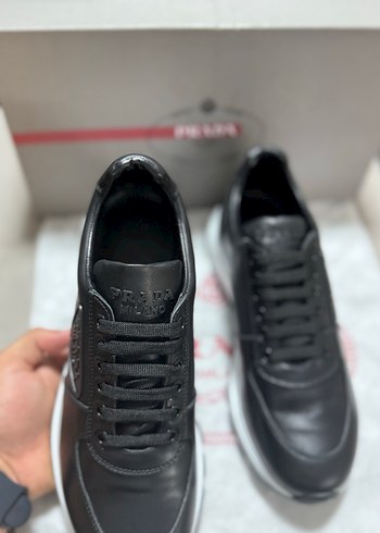 42 Beden siyah Renk Prada Siyah Erkek Spor Ayakkabı