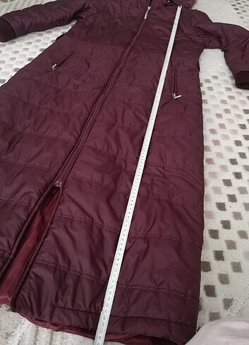 xl Beden bordo Renk Pardesu