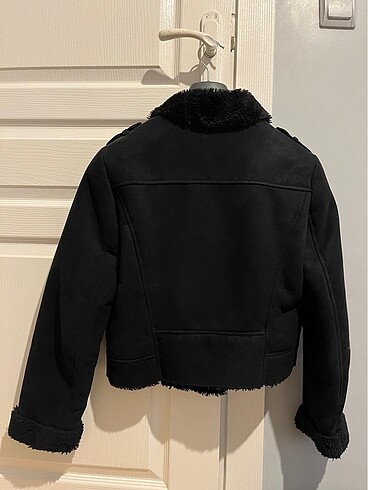 Zara Zara suni süet biker ceket mont