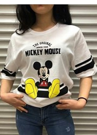 Diğer mickey mouse tshirt overize kalip