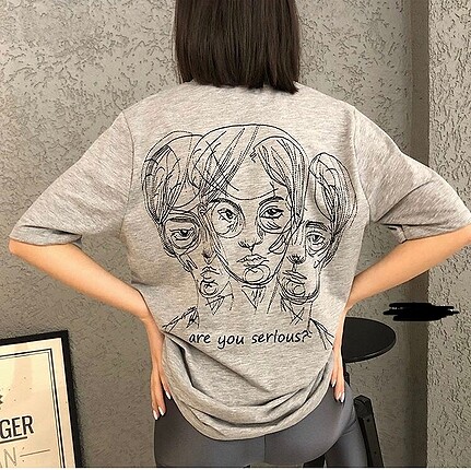 Oversize kalıp tshirt