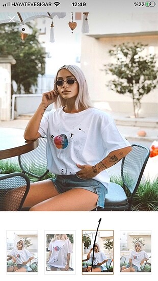 l Beden Oversize kalıp tshirt