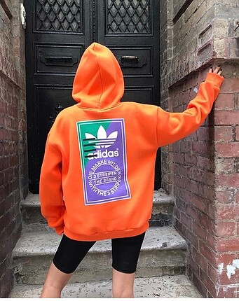 Adidas sırt baskılı Sweat