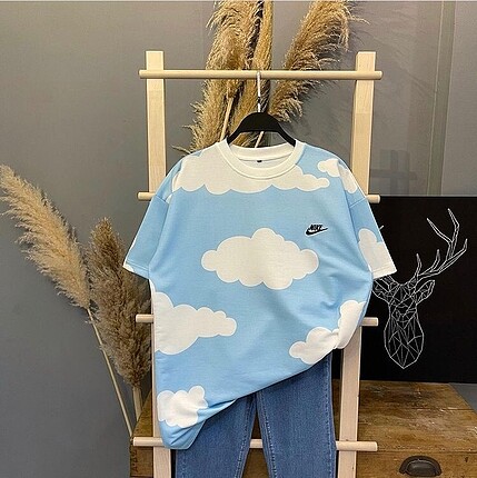 Nike Nakış işlemeli oversize kalıp Nike Tshirt