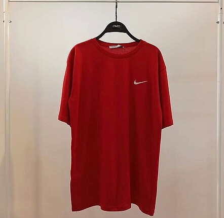 l Beden Nakış işlemeli oversize kalıp Nike Tshirt
