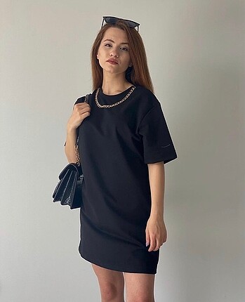 Zincir Tshirt elbise