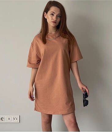 Markasız Ürün Zincir Tshirt elbise