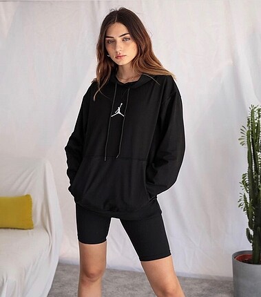 Diğer Kapsonlu nakış işlemeli jordan Sweat