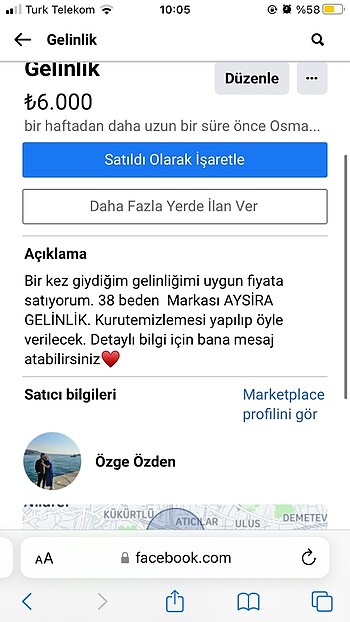 Aysira Aysira 2.el gelinlik