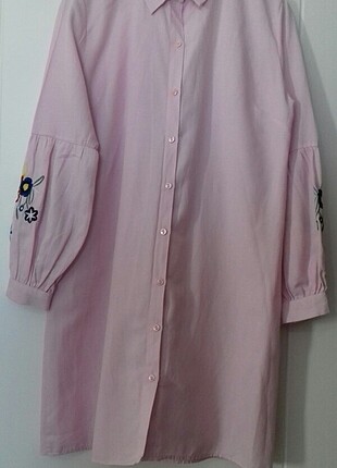 Pembe Balon Kol Gömlek