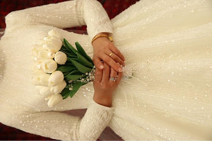 Tesettür gelinlik - Görsel 5