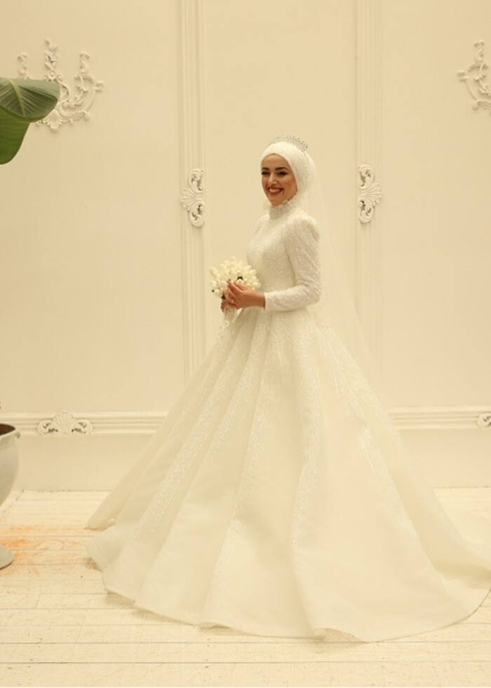 Tesettür gelinlik - Görsel 2