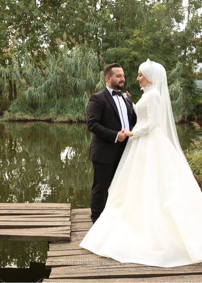 Tesettür gelinlik - Görsel 3