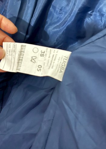 Kürk Detaylı Uzun Gri Kadın Kışlık Mont - Görsel 4