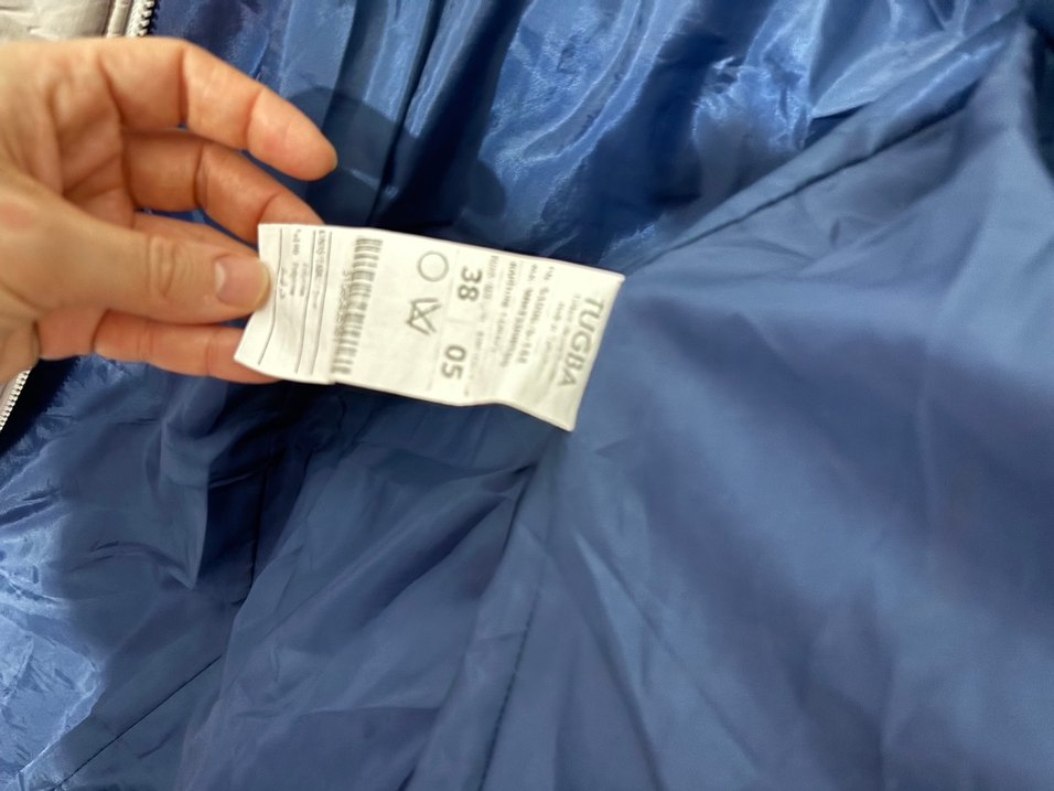 Kürk Detaylı Uzun Gri Kadın Kışlık Mont - Görsel 4