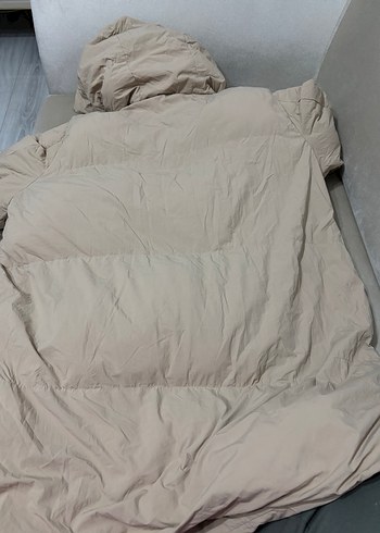 Uzun Bej Kadın Kışlık Mont - Görsel 4