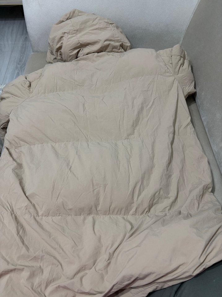 Uzun Bej Kadın Kışlık Mont - Görsel 4