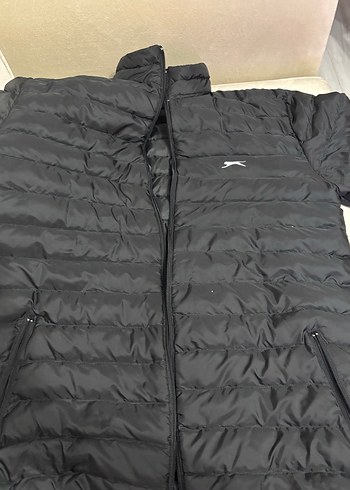 Erkek Siyah Fermuarlı Dik Yaka Mont - Görsel 7