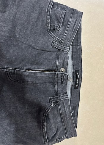 Gri Regular Fit Erkek Kot Pantolon - Görsel 5