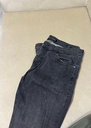 Gri Regular Fit Erkek Kot Pantolon - Görsel 4