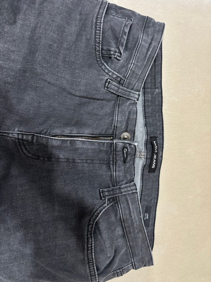 Gri Regular Fit Erkek Kot Pantolon - Görsel 5