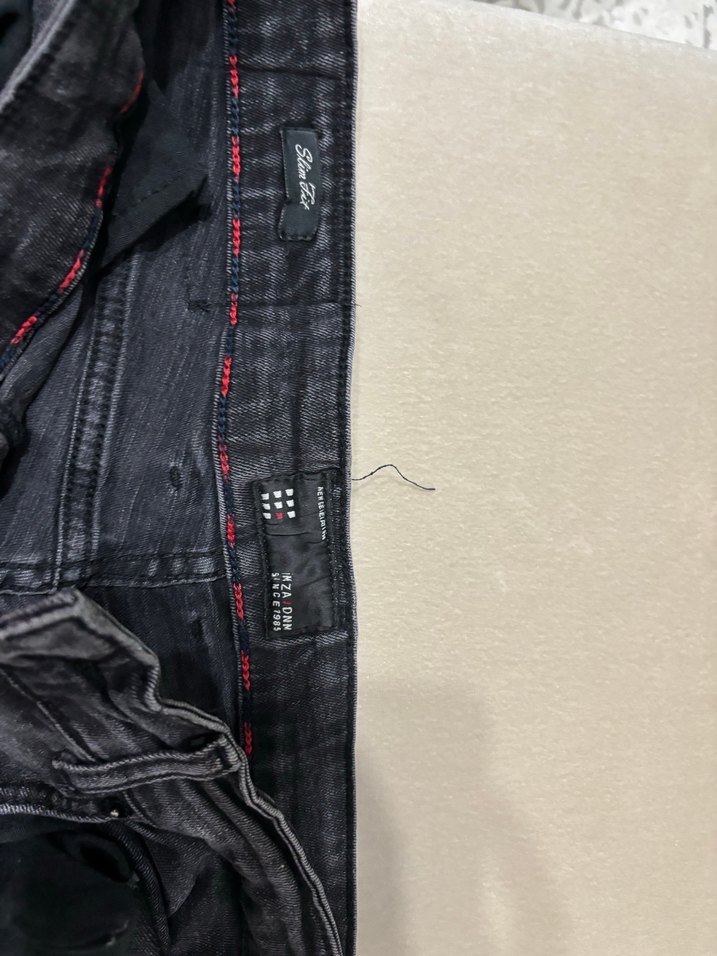 Gri Regular Fit Erkek Kot Pantolon - Görsel 3