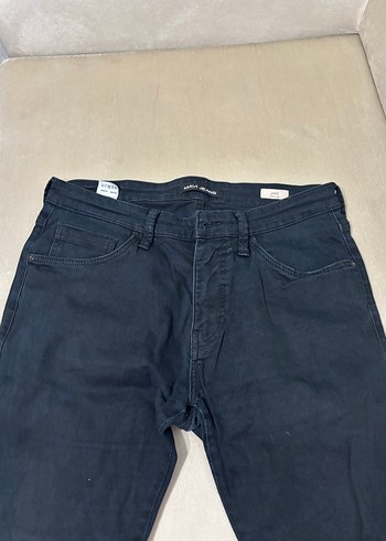 Erkek Lacivert Bol Kesim Denim Pantolon - Görsel 2