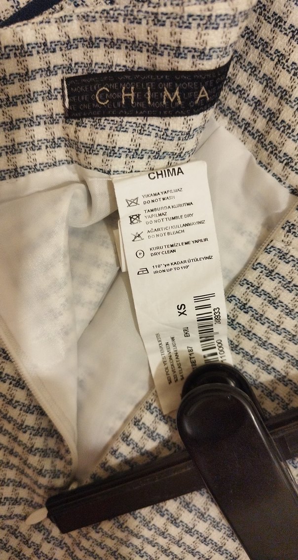 Kareli Midi  Fırfırlı - Görsel 3