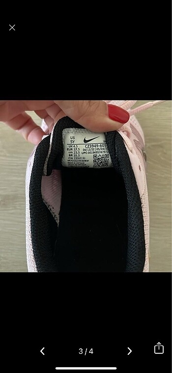 37,5 Beden Nike Ayakkabi 37.5 numara