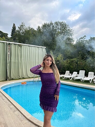Puantiyeli elbise