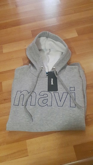 Mavi jeans kapşonlu sweat