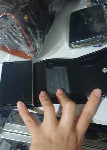 Siyah Erkek Biker Cüzdan - Görsel 2