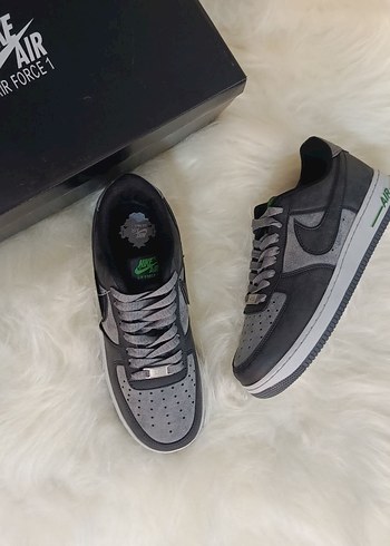 Nike Gri Erkek Nike Air Force 1 Spor Ayakkabi