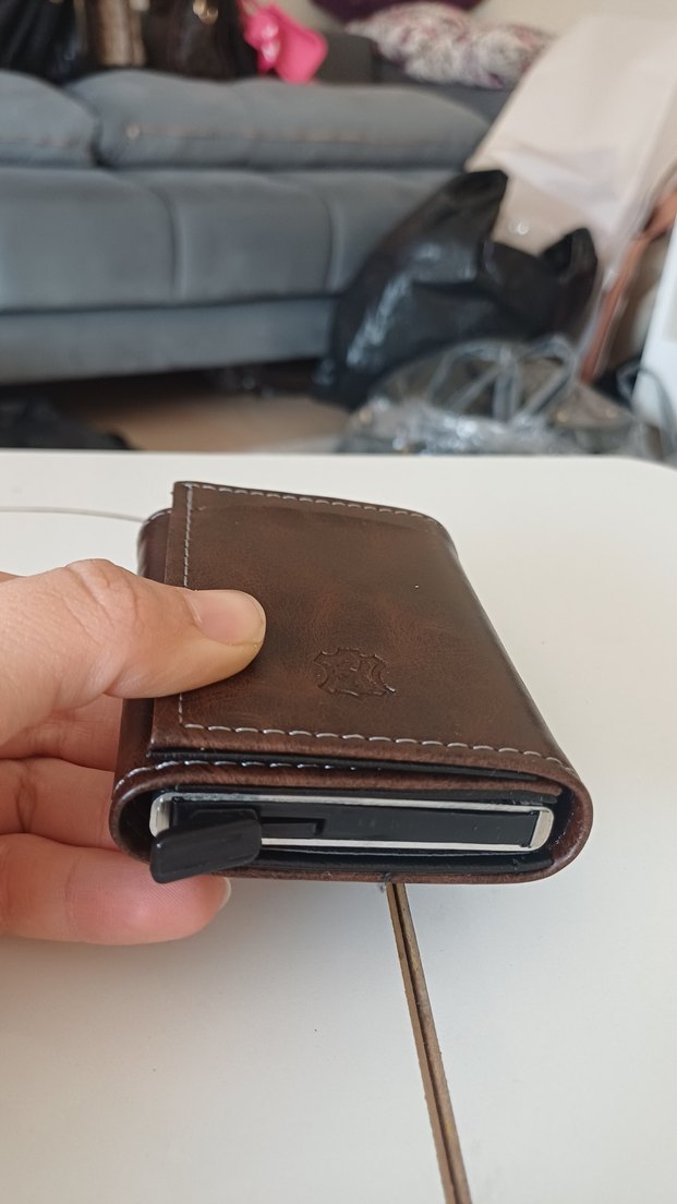 Koyu Kahverengi Erkek Cüzdan - Görsel 2